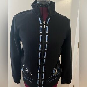 Breckenridge Women’s Zip Up Cardigan Size Small.